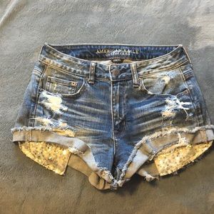 American Eagle jean shorts